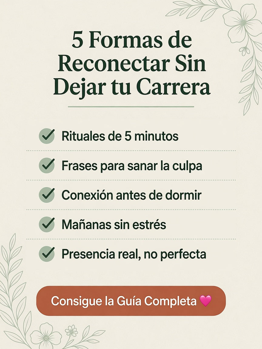 El Plan de Maternidad Sin Sacrificio | Una guía práctica para mamás trabajadoras ocupadas
