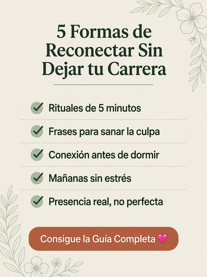 El Plan de Maternidad Sin Sacrificio | Una guía práctica para mamás trabajadoras ocupadas